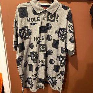 VGUC PIVOT RULES MENS GOLF POLO SHORT SLEEVE SHIRT SIZE XL